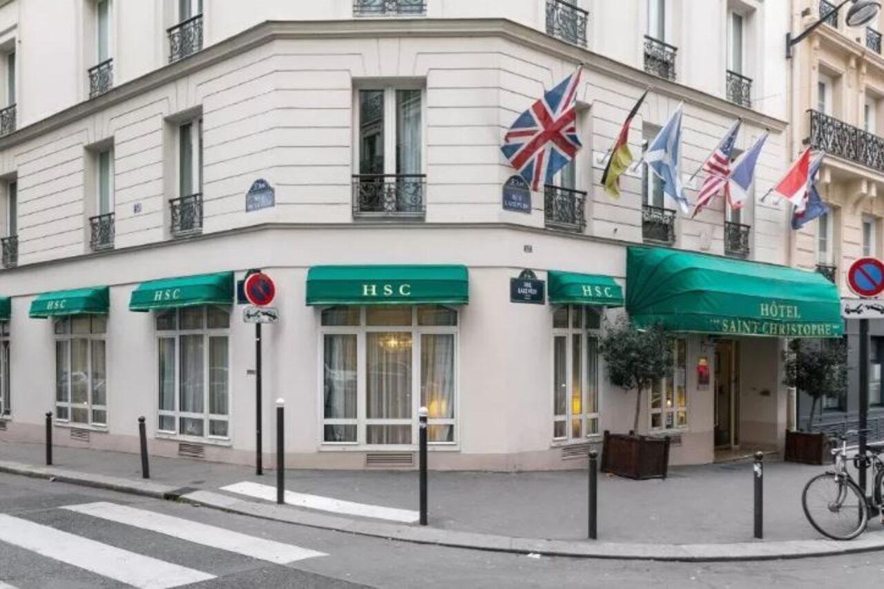 Hotel Saint Christophe Paris Exterior foto