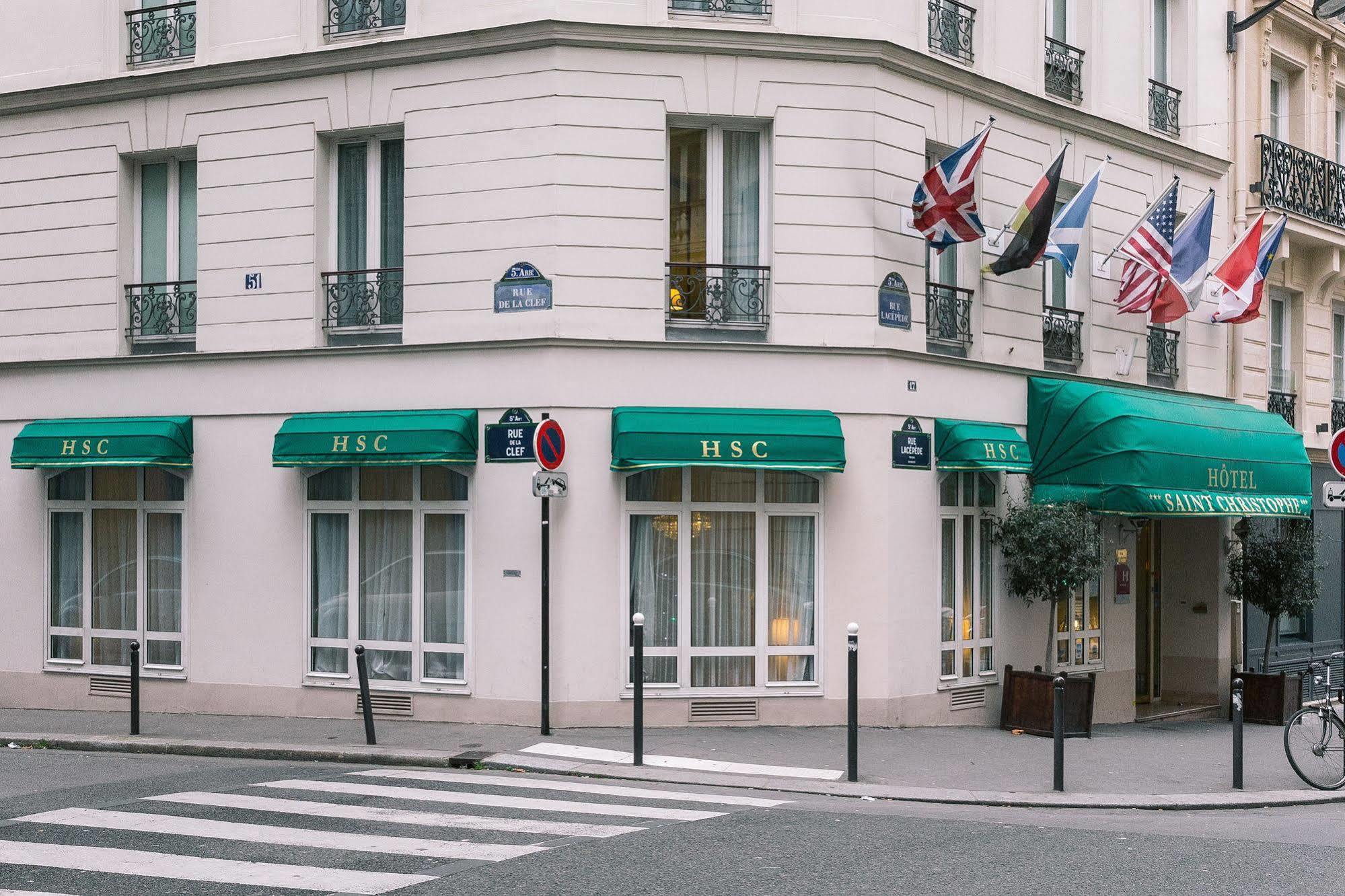 Hotel Saint Christophe Paris Exterior foto