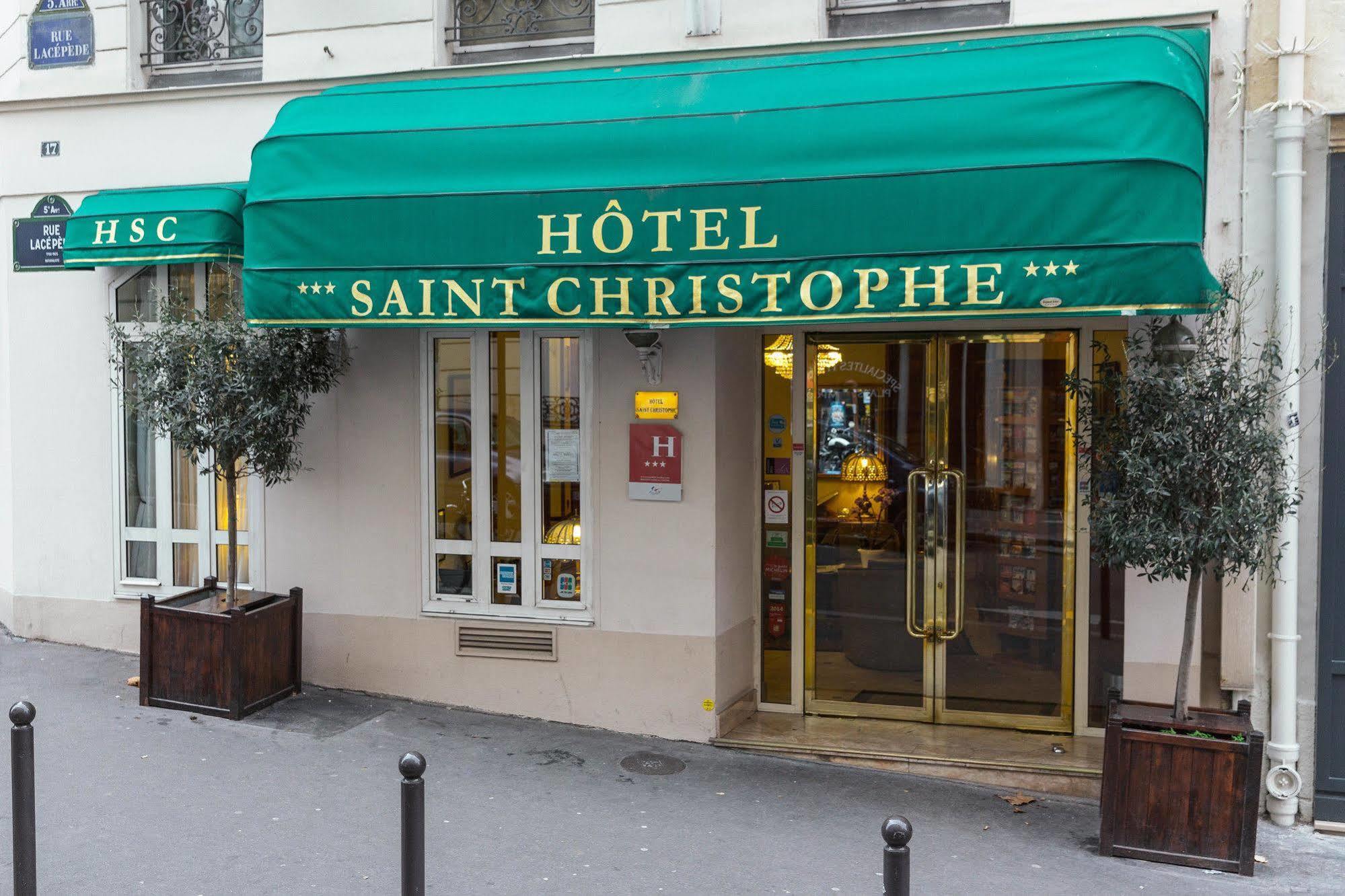 Hotel Saint Christophe Paris Exterior foto